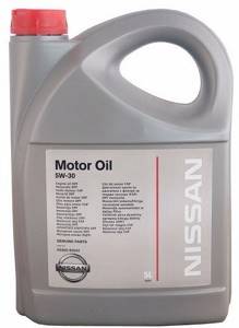 NISSAN MOTOR OIL 5w30 A5/B5 SL/CF 5л. NEW, № KE 900-99943, масло моторное